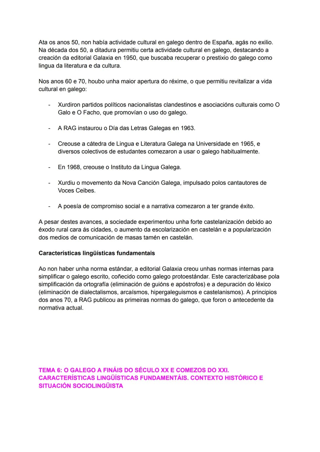 # TEMA 1: ESTEREOTIPOS E PREXUÍZOS LINGÜÍSTICOS: A SÚA REPERCUSIÓN NOS
USOS
En Galicia, desde finais da Idade Media, hai unha situación de