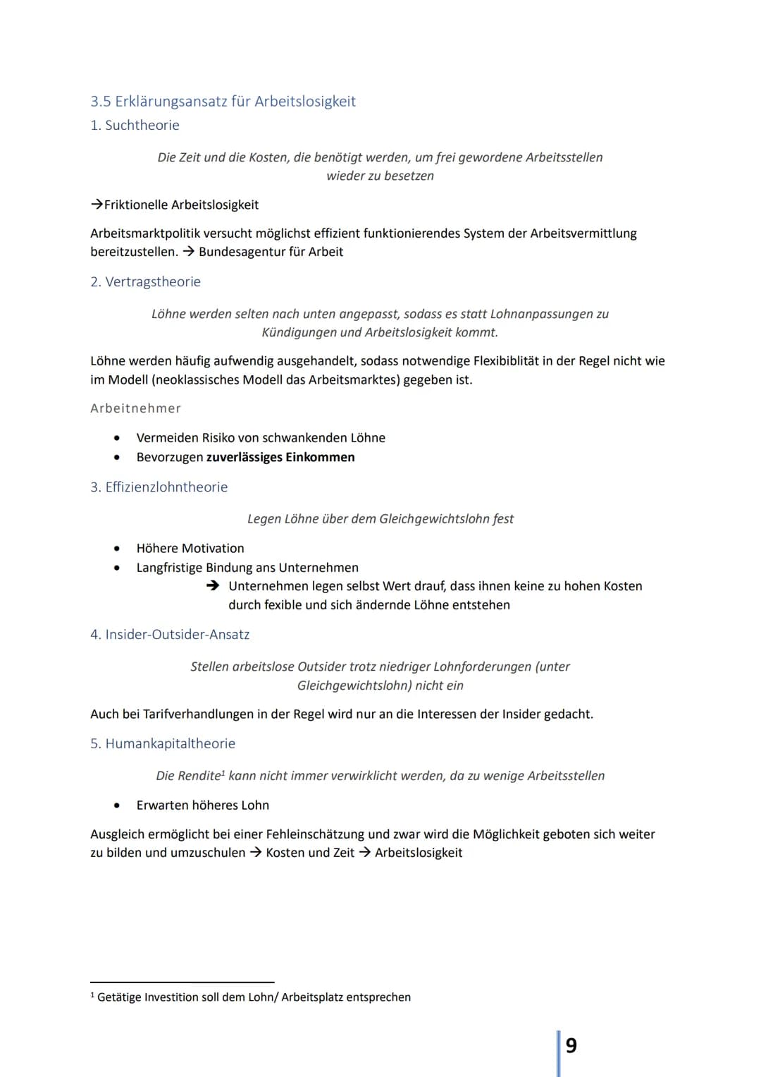 # Arbeitsmärkte
Inhaltsverzeichnis
1. Stellenwert der Arbeit..............................................................................