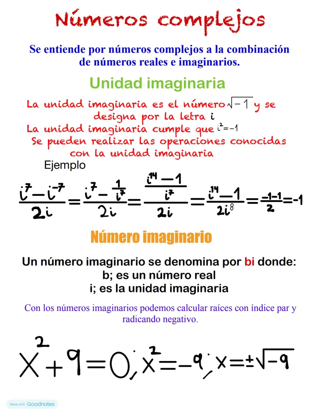 # Números
Complejos # Números complejos
Se entiende por números complejos a la combinación
de números reales e imaginarios.
## Unidad ima