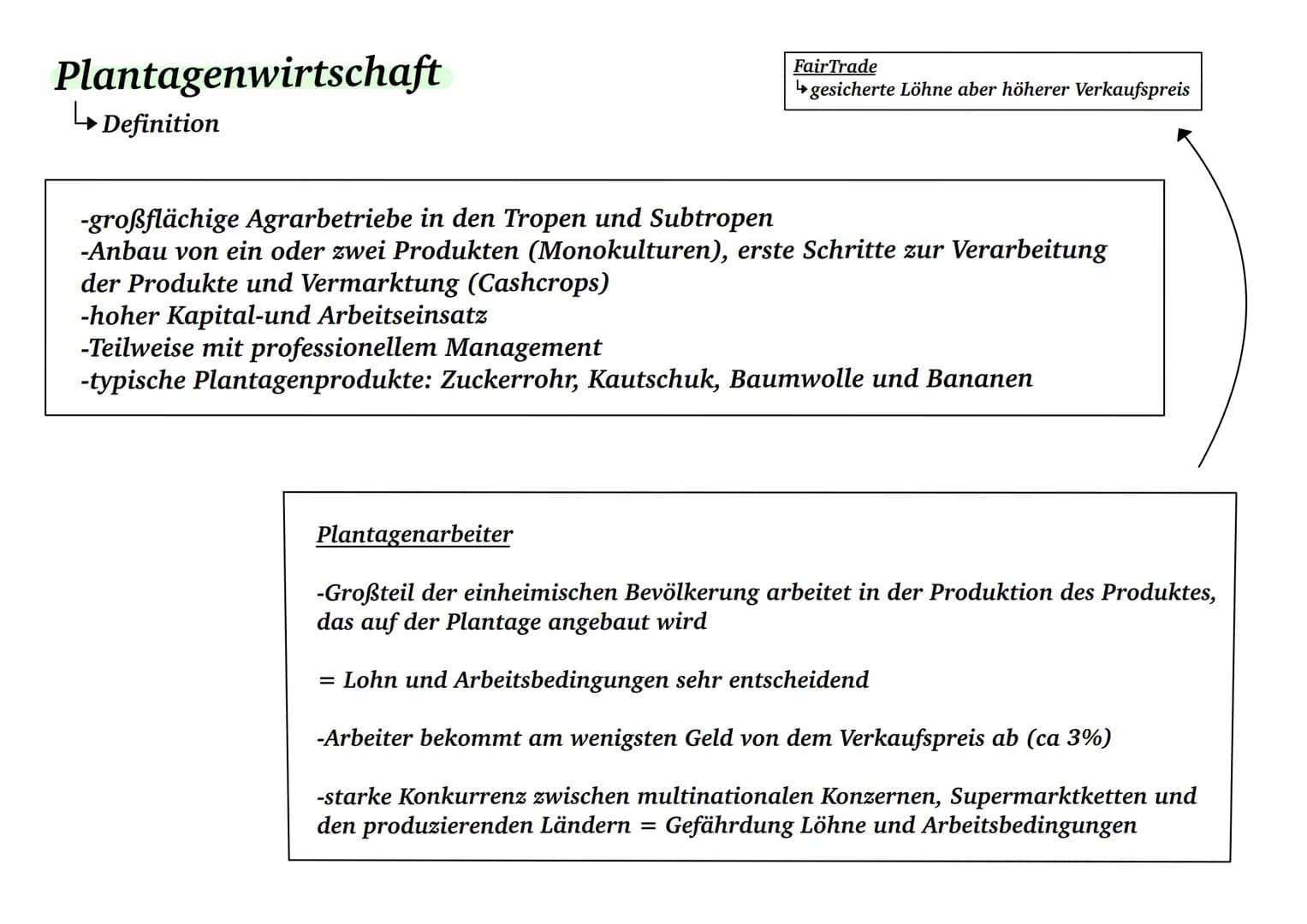 Landwirtschaft Shifting Cultivation
-Schwellenländer
-Felder werden nur für wenige Jahre intensiv genutzt
danach werden die Anbauflächen & S