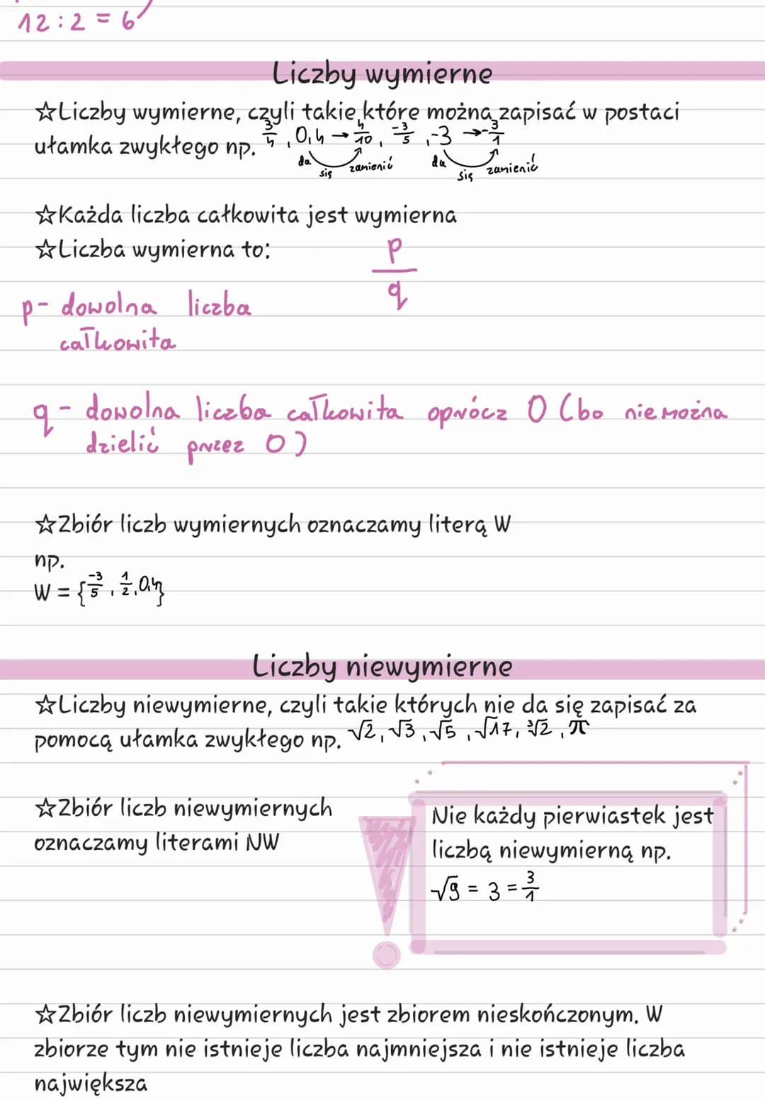# Rodzaje Liczb
## Liczby naturalne
☆Liczby naturalne to: 0, 1, 2, 3, 4, 5... (pokolei jedna za drugą aż
do nieskończoności)
☆Zbiór liczb