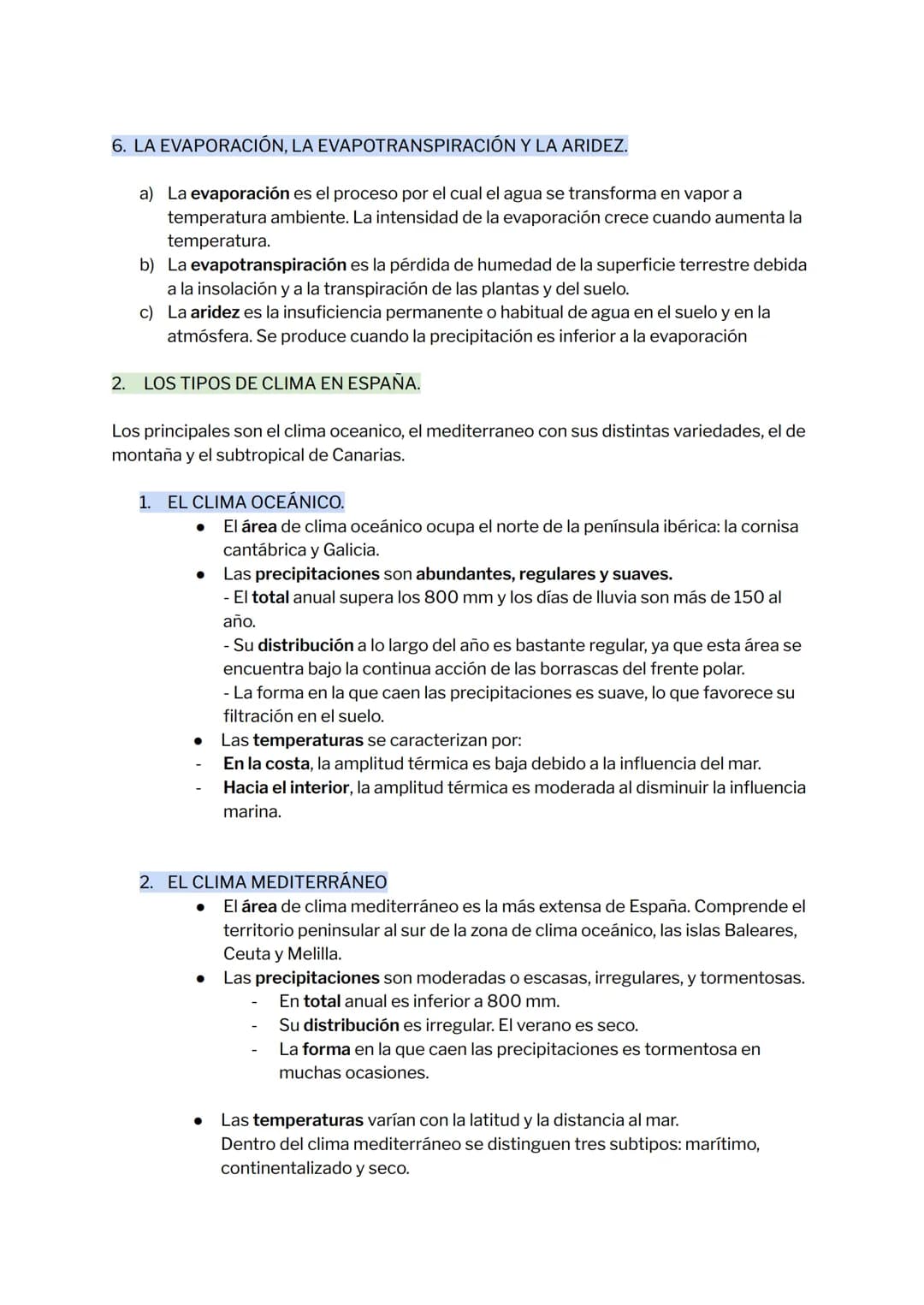 # TEMA 3 EL CLIMA
1. LOS FACTORES DEL CLIMA.
1. EL TIEMPO ATMOSFÉRICO Y EL CLIMA
El estado de la atmósfera y sus variaciones son los resp