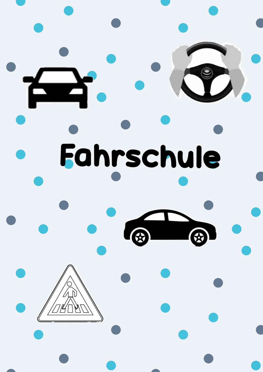 # Fahrschule # Theorie
Straßenarten
Straße
Rad-/Fußgängerweg
Seitenstreifen
Leitlinie
darf überfahren werden
Fahrstreifen.
Fahrbann