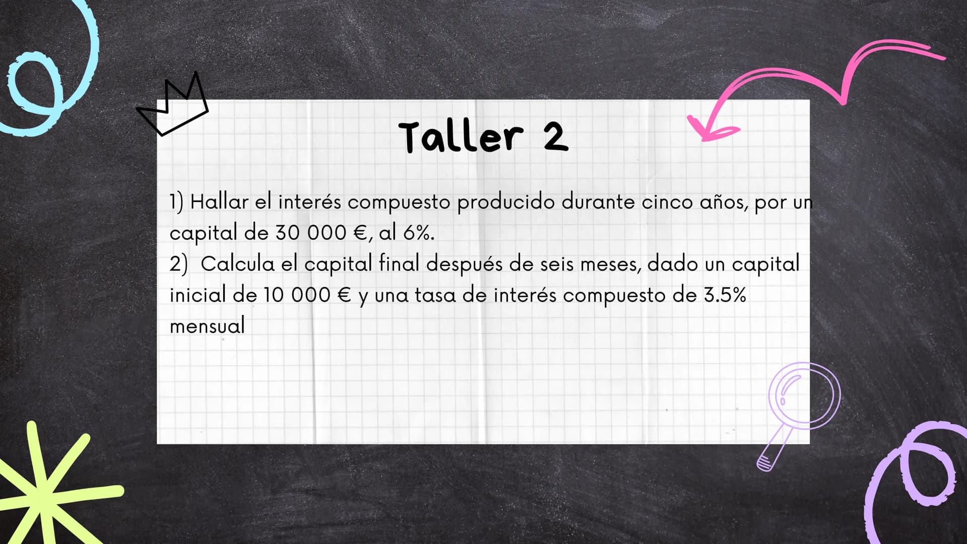Matemática
financiera
100 # Criterios de evaluación
1. Investigaciones: Toda pregunta que este en
las diapositivas debe investigarse y
resp