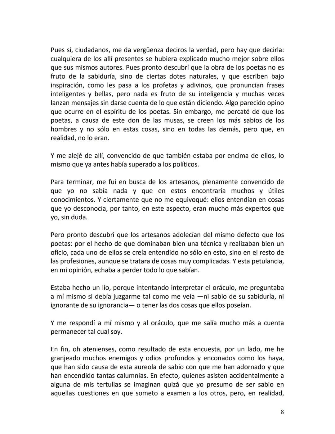# PLATÓN
APOLOGÍA
DE
SÓCRATES
1 # PRIMERA PARTE
Defensa de Sócrates
¡Ciudadanos atenienses! Ignoro qué impresión habrán despertado en vos
