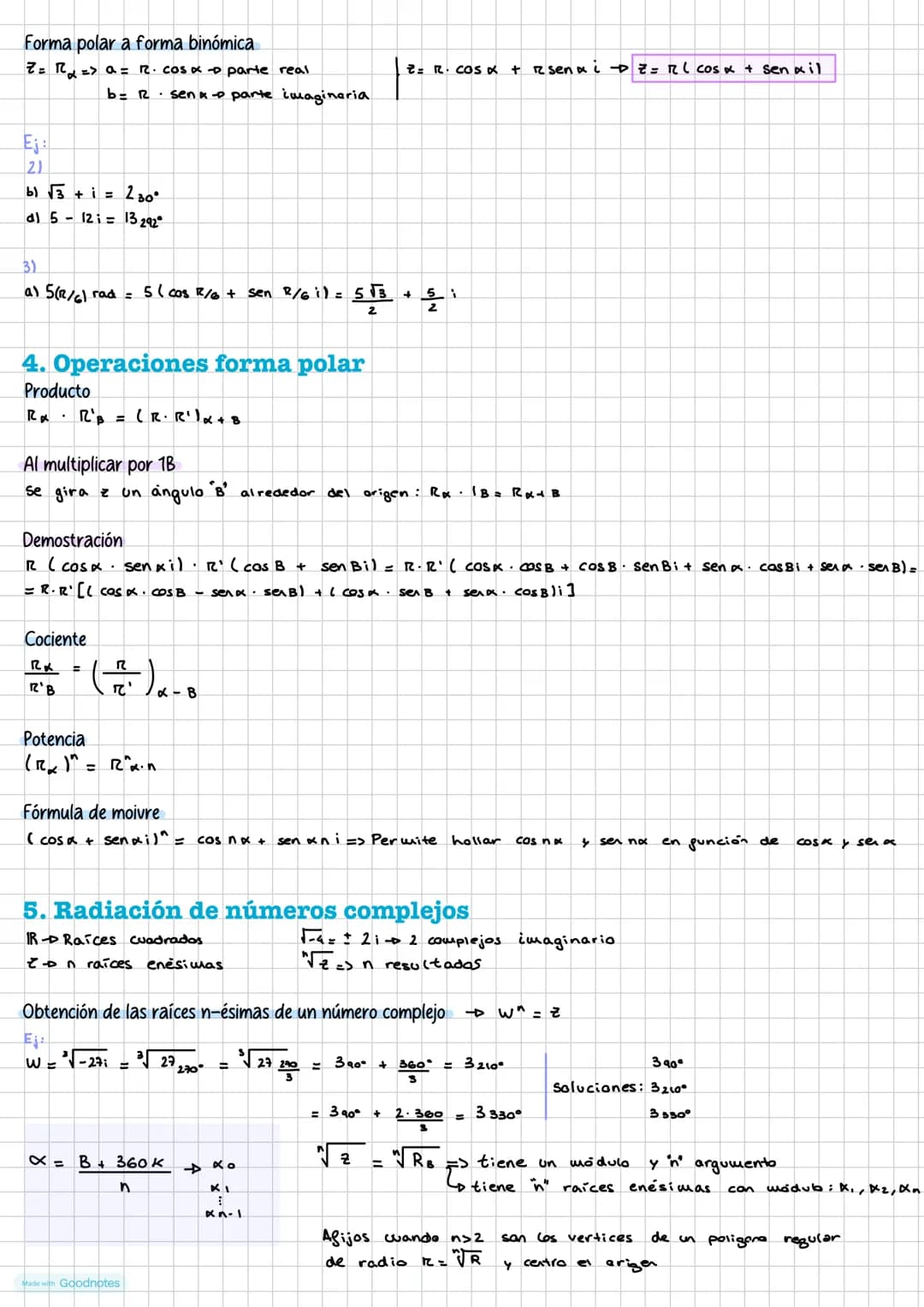 # Tema 6. Numcros complejos
## 1. Números complejos
~ Unidad imaginaria: se llama así al nuevo número √(-1). Se designa por la letra i
~