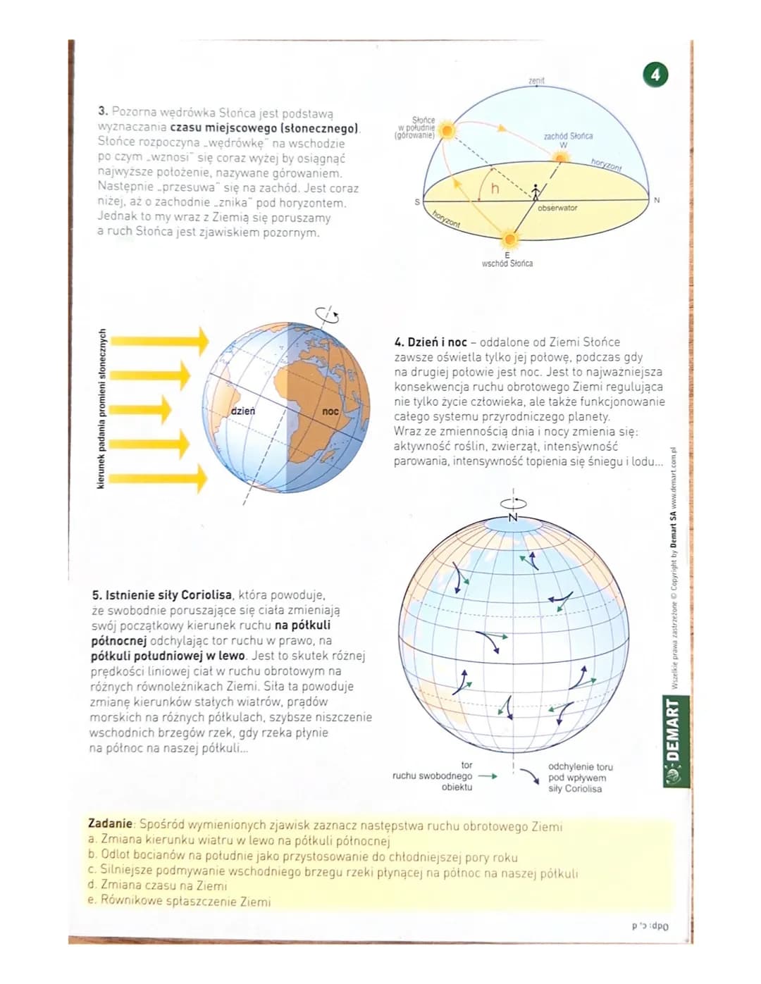 WSPÓŁRZĘDNE GEOGRAFICZNE
3
Północ (North)
Pn. N
Zachód (West)
Zach. W
Wschód (East)
Wsch. E
Południe (South)
Pd. S
Służą do określania p