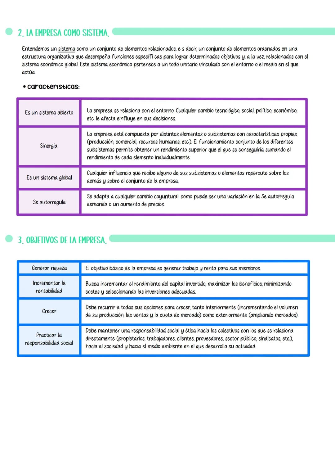 # Unidad 2:
LAS CARACTERISTICAS DE LAS EMPRESAS
1. LOS ELEMENTOS DE LA EMPRESA
1. El elemento humano: No cabe duda de que el ser humano es