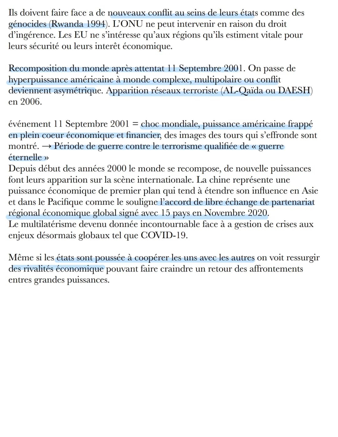 # SÉQUENCE 1
Le jeu des puissance dans les relation internationales depuis 1945
# DATES
- 1947: Indépendance de l'inde et du Pakistan
- ler