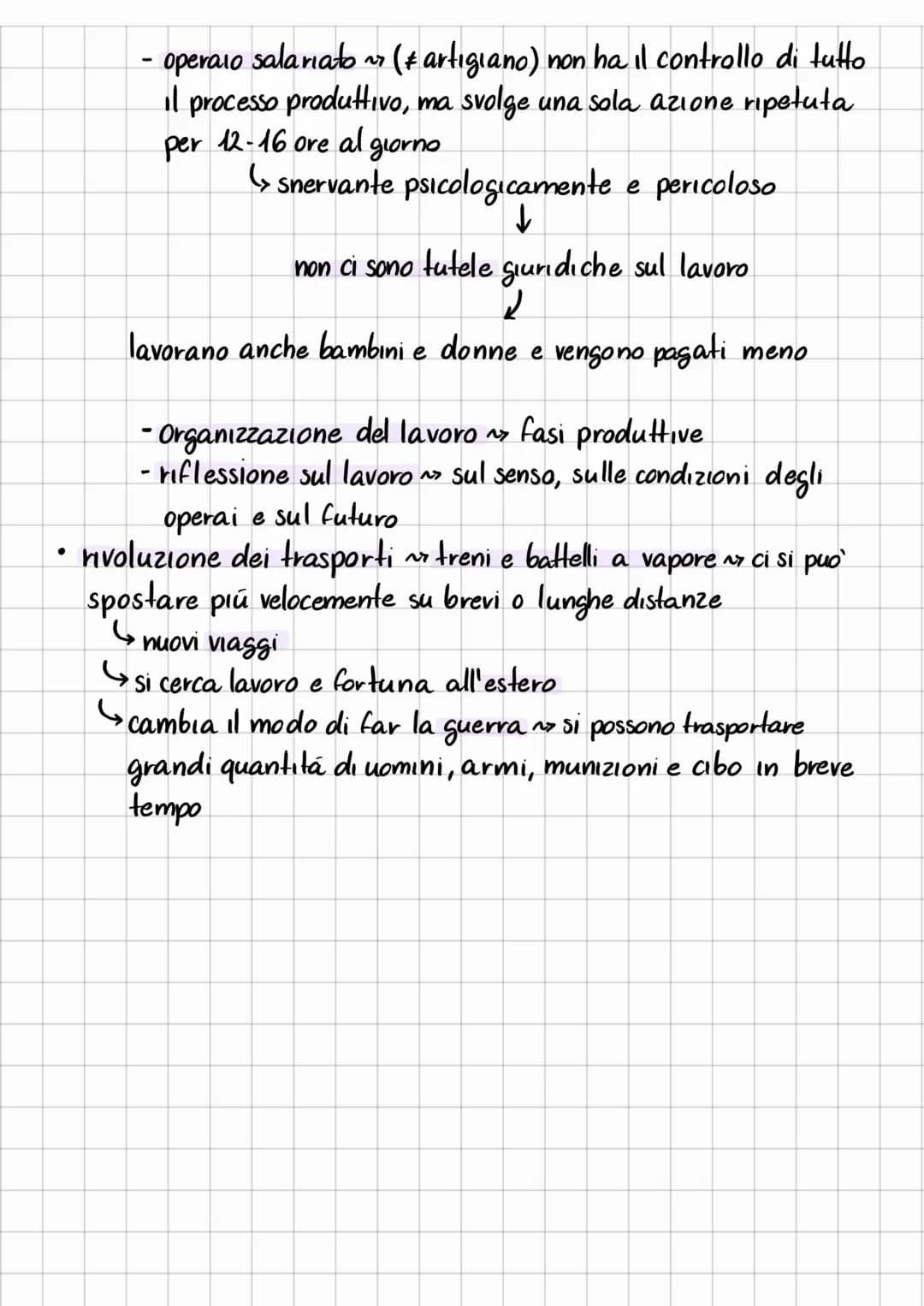 # LA PRIMA RIVOLUZIONE INDUSTRIALE
↳ in Gran Bretagna, 1781 - metá Ottocento
↳ segna il passaggio da un sistema produttivo tradizionale (s