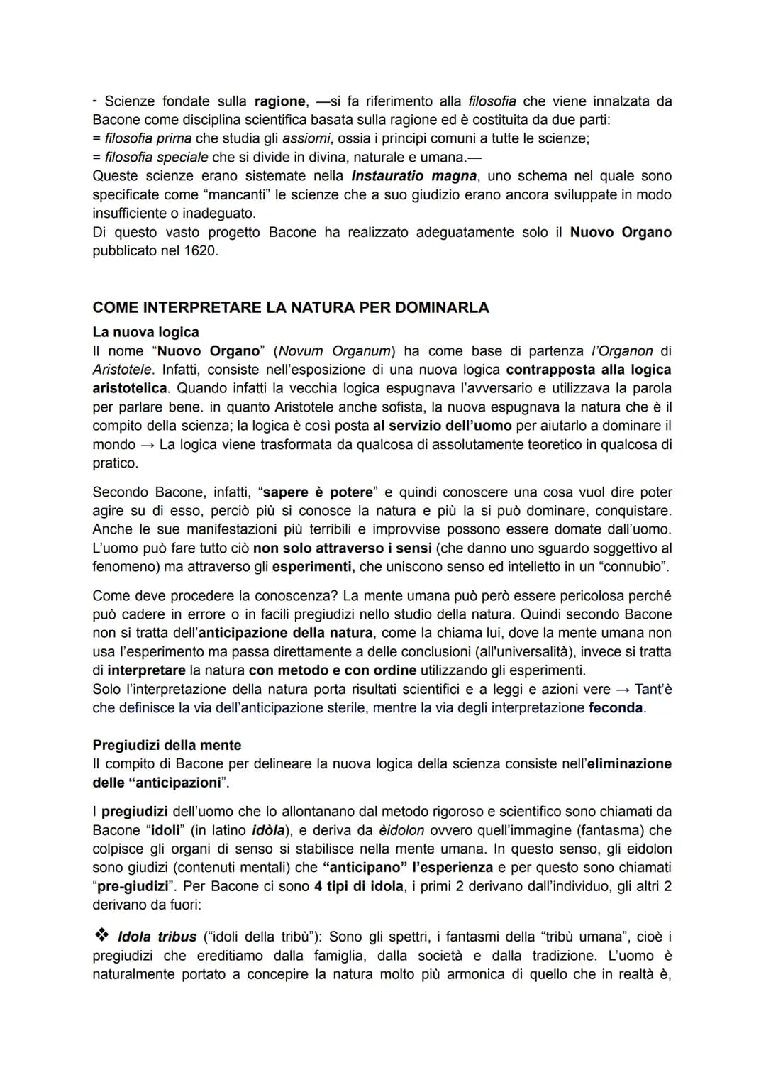 # BACONE
IL PROFETA DELLA TECNICA
Filosofo molto importante per la rivoluzione scientifica perché sottolineò l'importanza di
conoscere app
