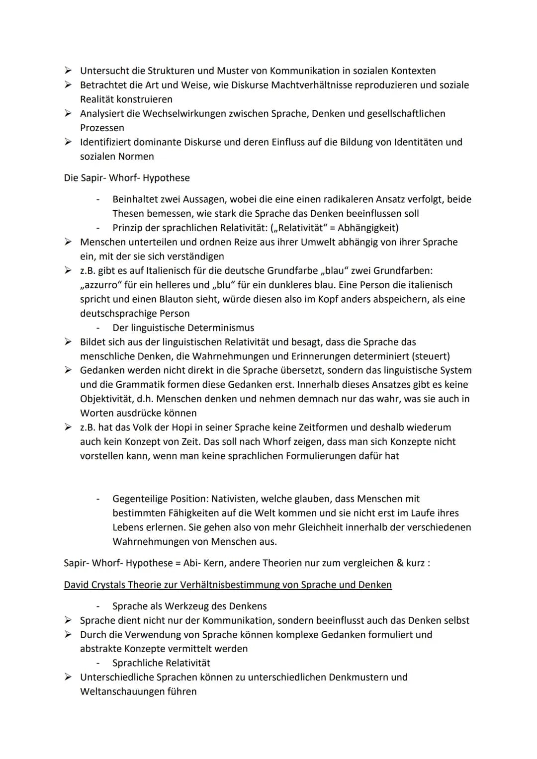 # Lernzettel Deutsch LK
Abitur 2024
Inhaltsfeld Sprache
- Spracherwerbsmodelle und -theorien
- Sprachgeschichtlicher Wandel
- Sprachvarie