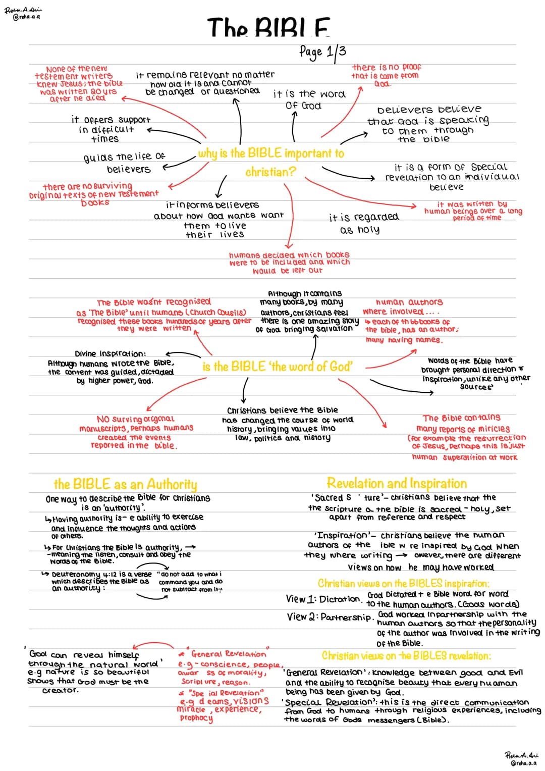 Rercha
Rola A A
None of the new
testement writers
knew Jesus; the bible
was written
ten 20 urs
after ne aved
The BIBLE
Page 1/3
it remains