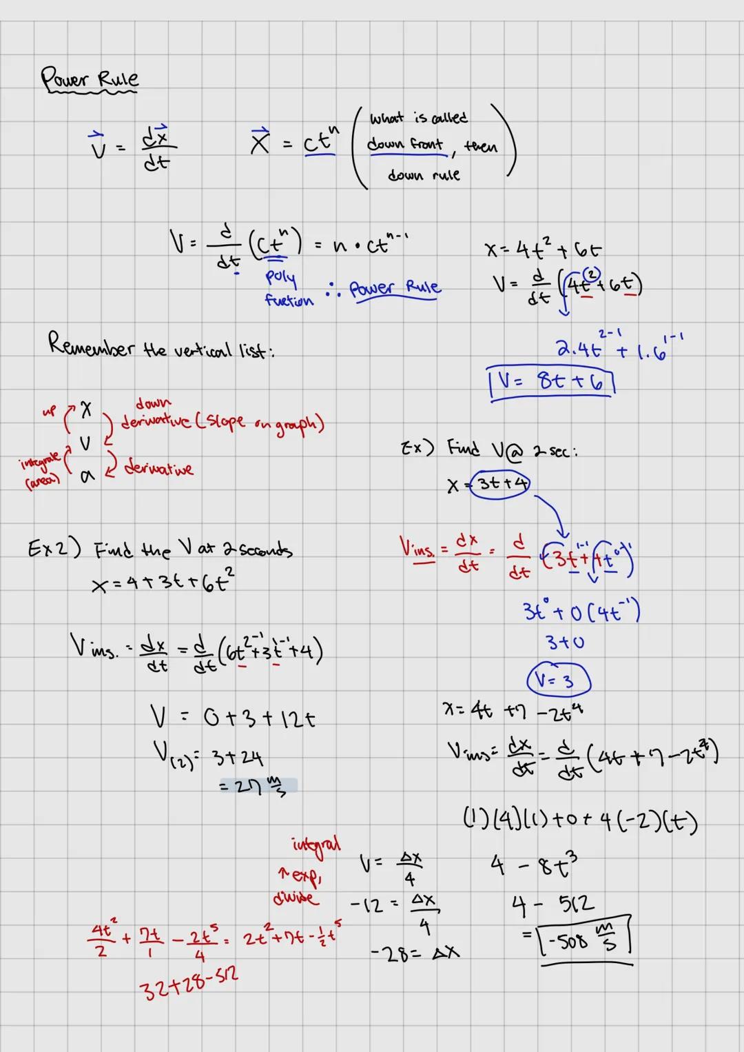 <Basic Calculus)
differential x
$V_{ins.}=\frac{dx}{dt} = \frac{d}{dt}(x)$ (Differential equation)
-operators
• "Derivative of x with respec