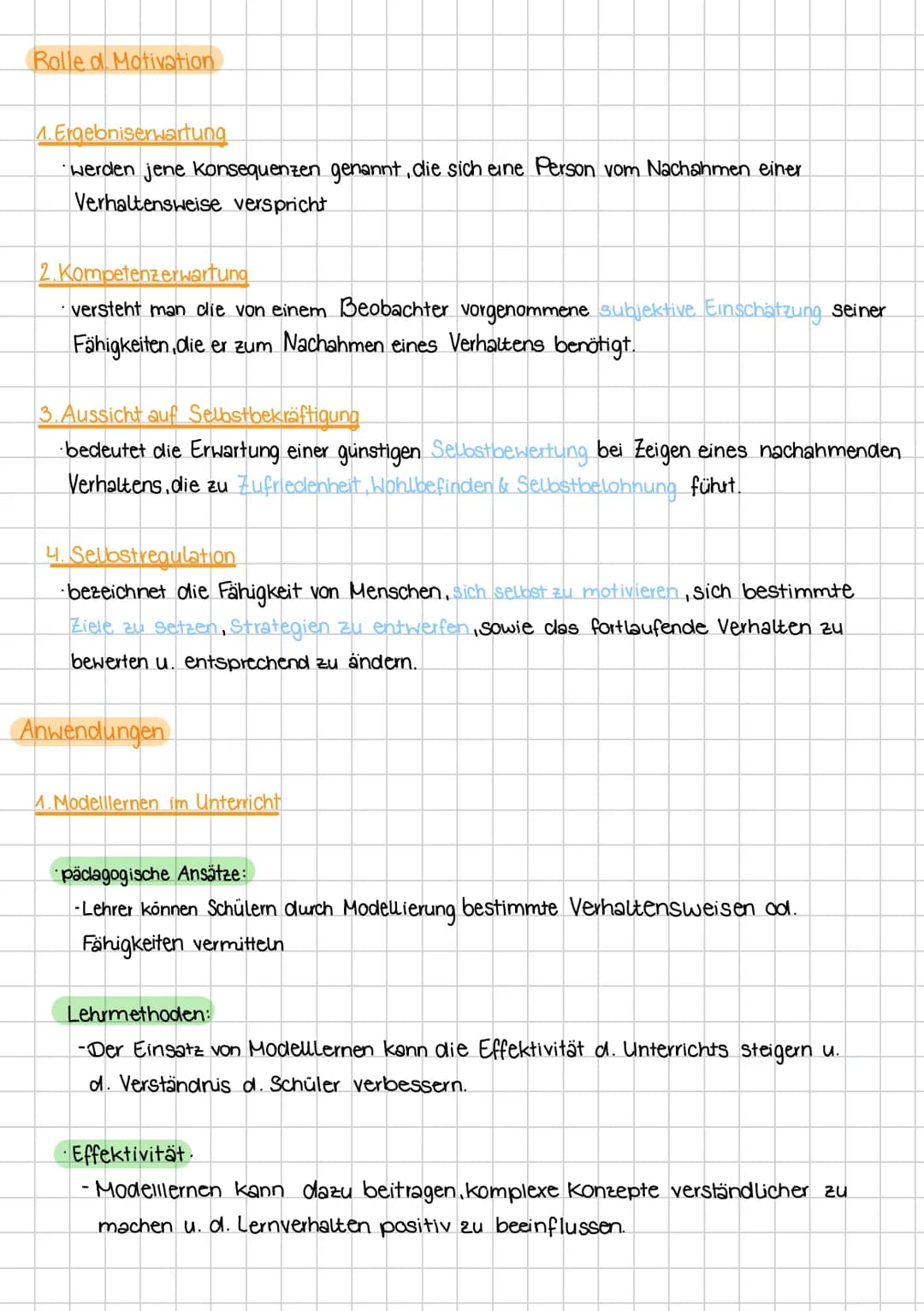 Lernen am Modell # Definition
☑ Lernen am Modell beschreibt den Prozess, in welchem eine Person, der
Beobachter bestimmte Verhaltensweisen