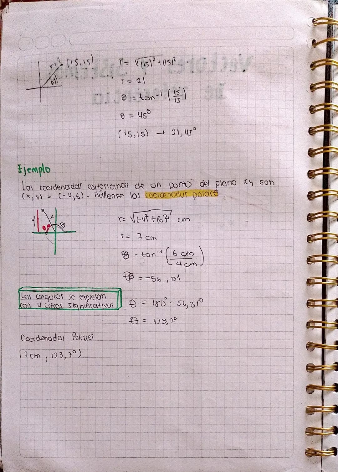 # Vectores y Sistemas
De referencia
Coordenadas rectangulares (cartesianar)
10-
Y
5-
3
$r^2 = x^2 + y^2$
(12,5)
$r = \sqrt{x^2 + y^2}$