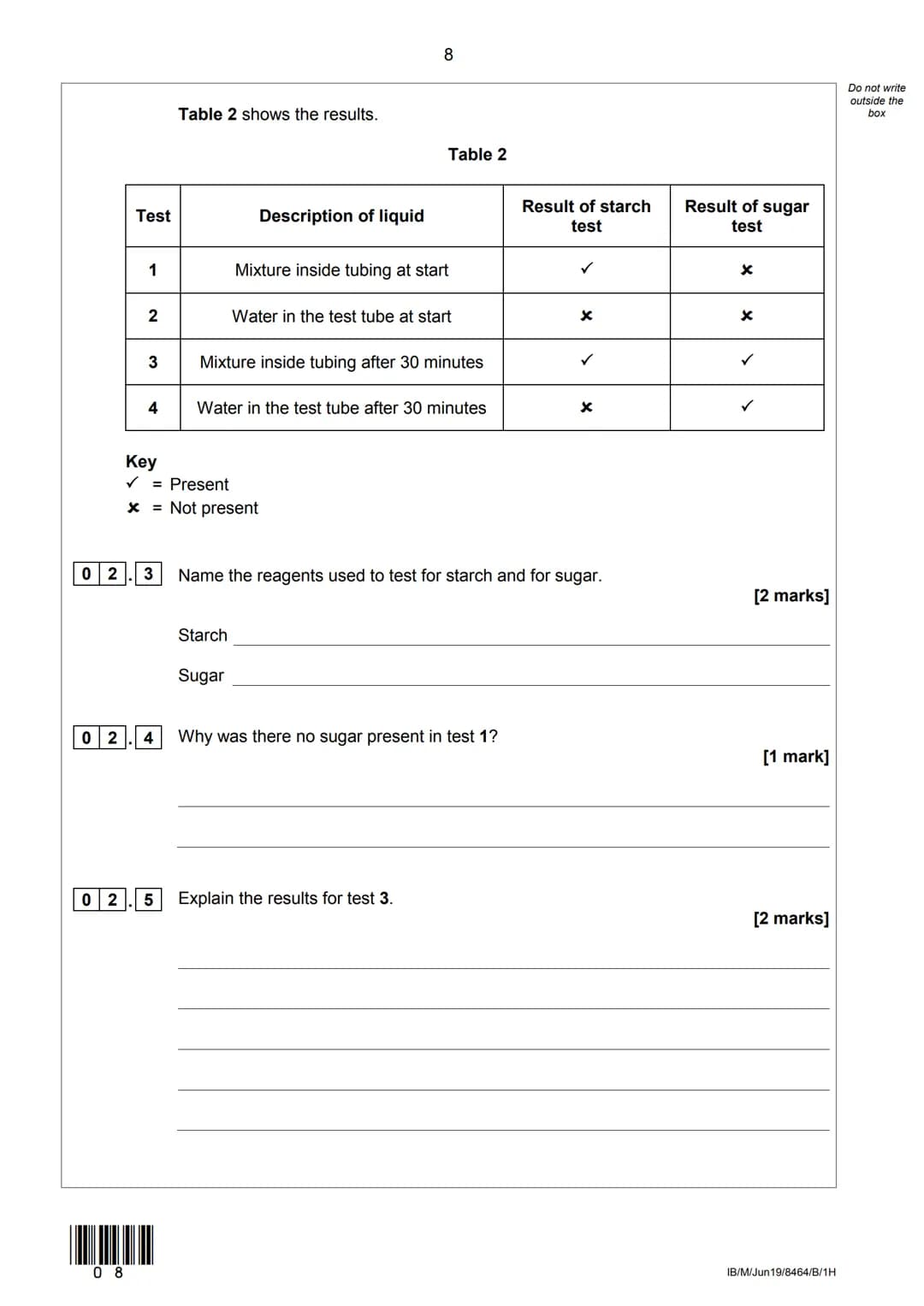 AQA
Please write clearly in block capitals.
Centre number
Candidate number
Surname
Forename(s)
Candidate signature
GCSE
COMBINED SCIE