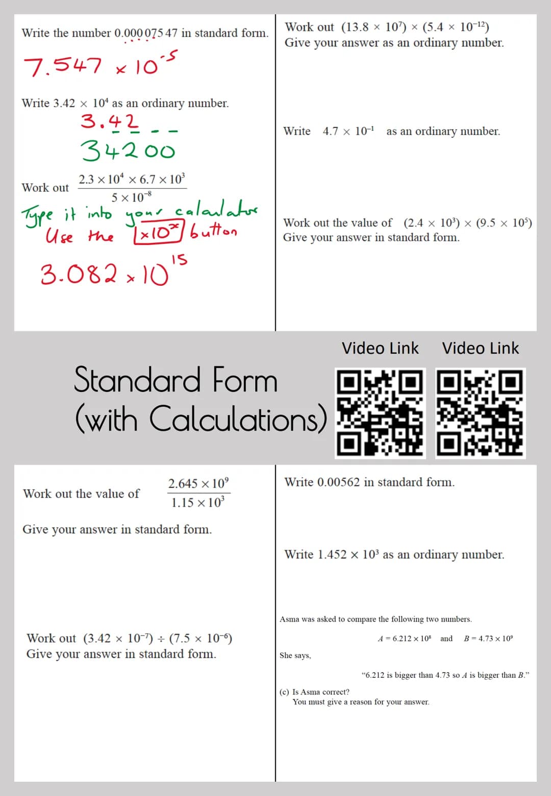 # Edexcel Higher GCSE Paper 1
## Suggested Revision Topics
TOPIC
Fractions 4 operations
Laws of Indices
Estimation
Standard Form
Product of