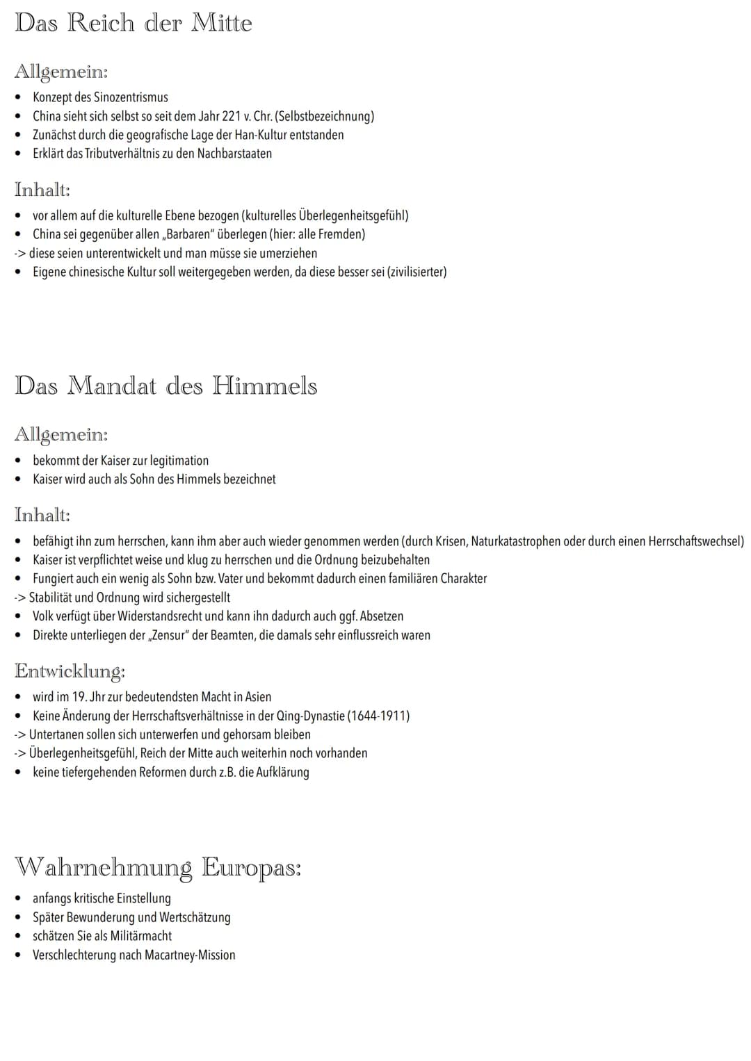 🇨🇳
Die Qing Dynastie
Lernzettel Q2 Wechselwirkungen
und
Anpassungsprozesse # Der Kampf der Kulturen nach Samuel Huntington
Allgemein: