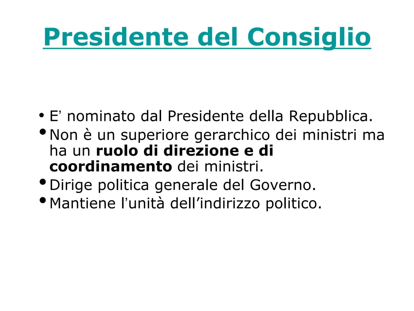 # IL GOVERNO # Organo complesso
E' un organo formato da più organi.
Compongono il Governo:
* Il Presidente del Consiglio
* singoli M