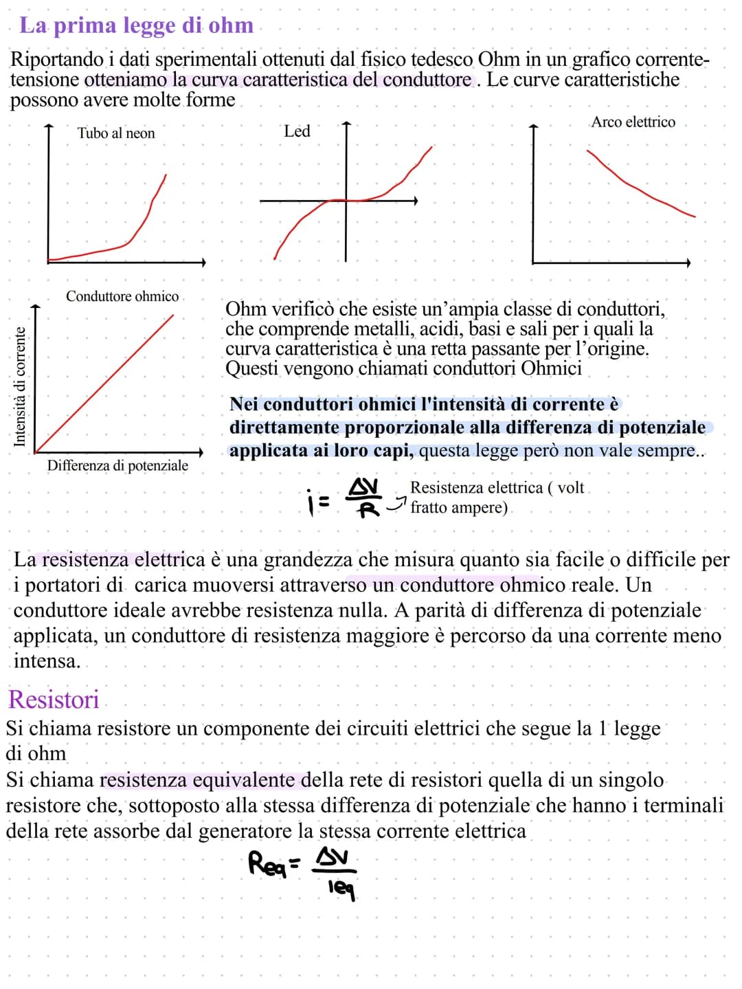 # La corrente elettrica continua
Si chiama corrente elettrica un moto ordinato di cariche elettriche e si
definisce continua quando la sua