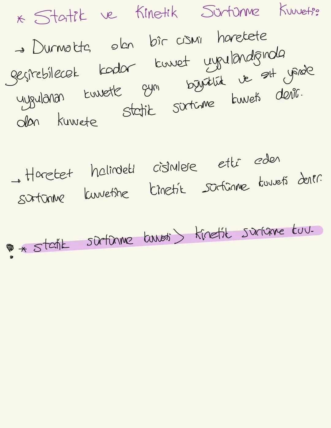 * Newton'un Hareket Yasaları:
① Eylensizlik: Bir cisme etki eder
net Kuvvet sıfır ise;
-duran cisim durmaya devam eder
-hareketli cisim sa