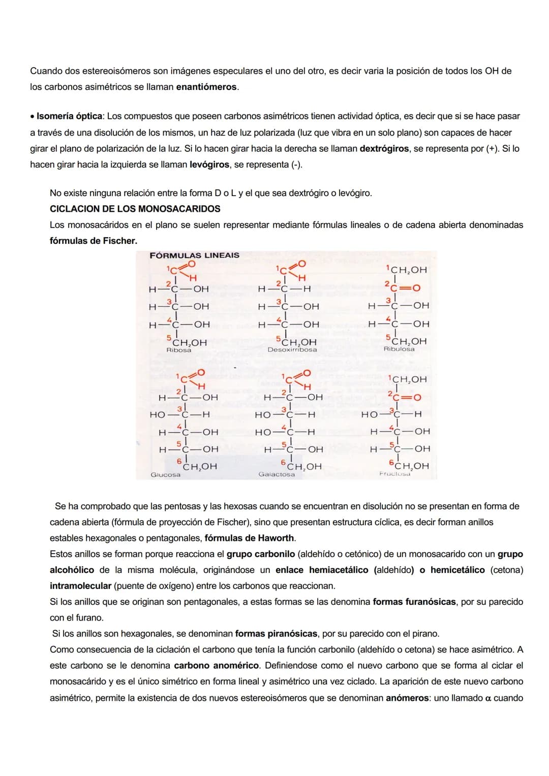 # CARACTERISTICAS GENERALES
GLÚCIDOS
Los glúcidos son biomoléculas orgánicas que están formadas principalmente por C, H y O.
Su formula g