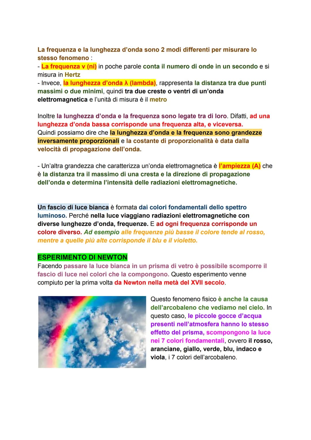 # CAP 9: LA STRUTTURA DELL'ATOMO
la luce
La luce è in realtà un fenomeno della fisica, inoltre è studiato da una disciplina
della scienza,