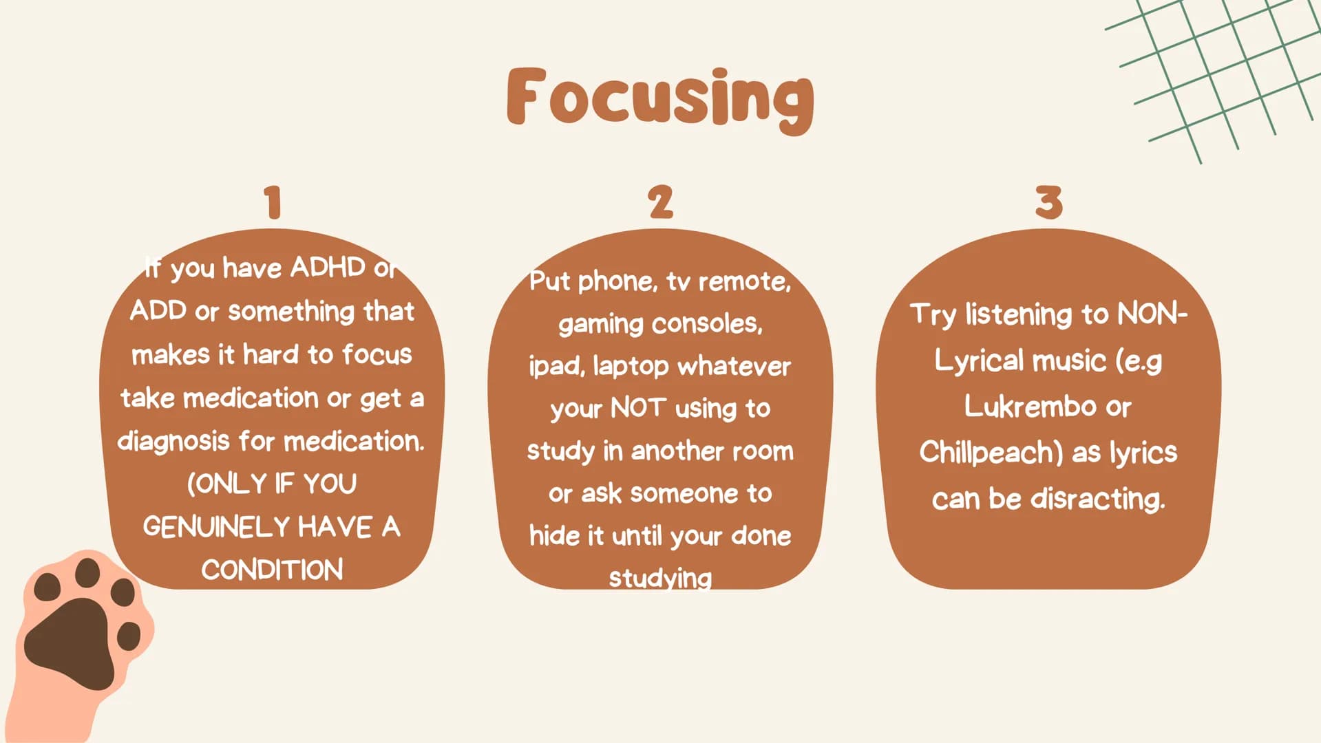 Study hacks
For YOU!
@Study_With_Rowan
(follow, like and save you you found
it helpful!) Agenda
• Study Methods
• Homework
• Taking Notes
•