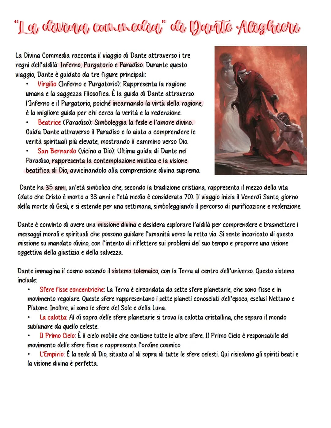 # "La diving cow-media" Ar Date Alighieri
La Divina Commedia racconta il viaggio di Dante attraverso i tre
regni dell'aldilà: Inferno, Purg