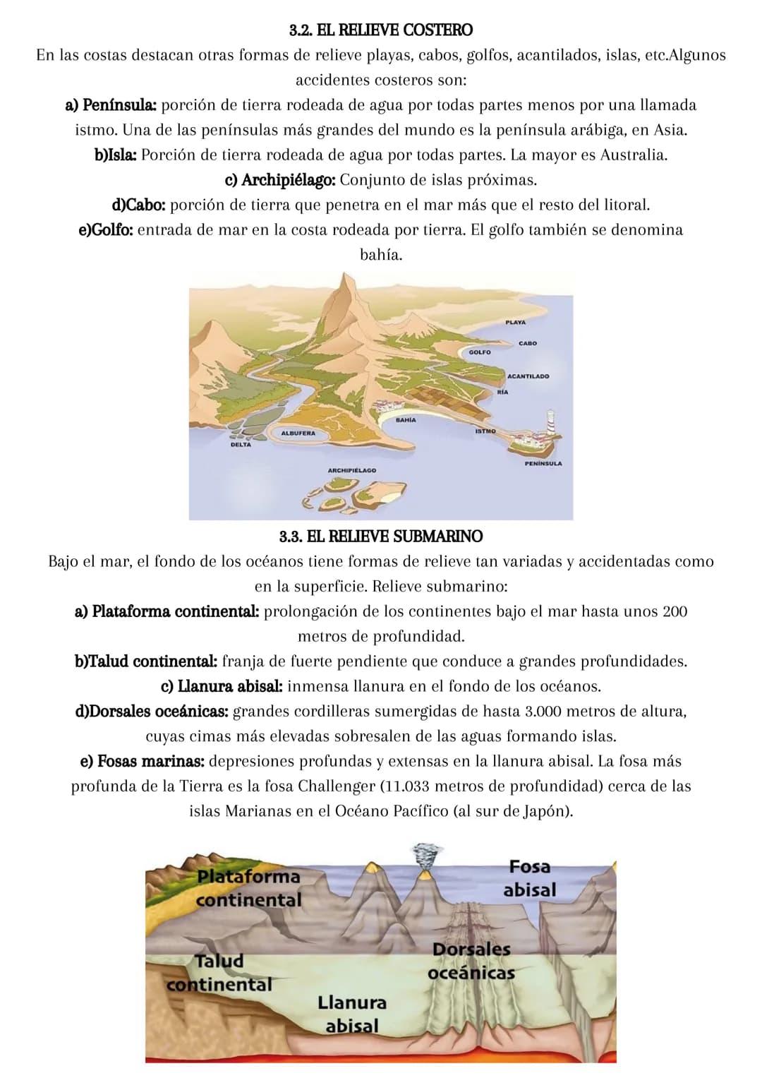 # Tema 2:
# El Relieve Terrestre y
# España
- INTRODUCCIÓN
¿POR QUÉ HAY VIDA EN LA TIERRA?
a) Porque hay agua ...
- La Tierra dispone de