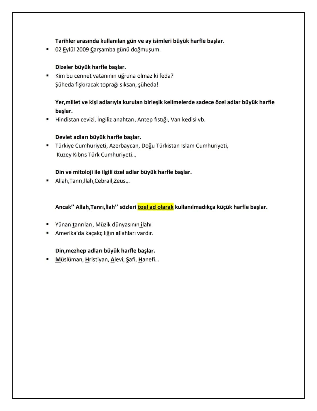 TÜRK DİL KURUMU YAZIM KILAVUZU VE KURALLARI
- İÇERİSİNDEKİLER
- BÜYÜK HARFLERİN KULLANILDIĞI YERLER
- İKİLEMELERİN YAZIMI
- SAYILARIN YAZI