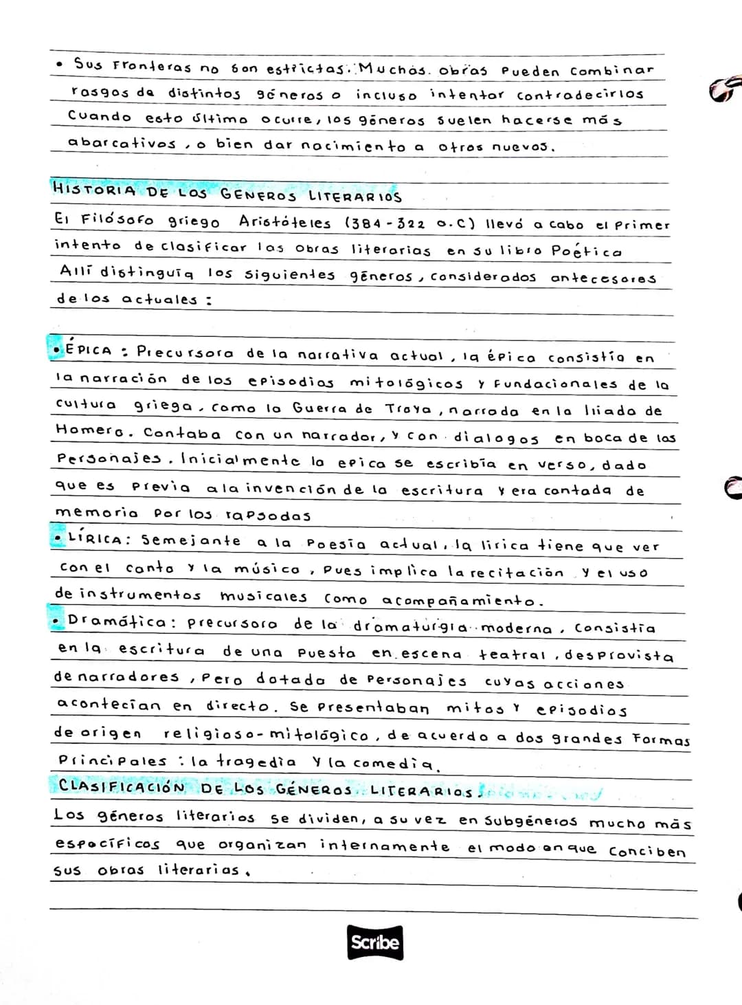 # GÉNERO LITERARIO
¿QUE ES UN GÉNERO LITERARIO?
* Son categorías espectricas en las que se puede clasificar los
textos literarios, de