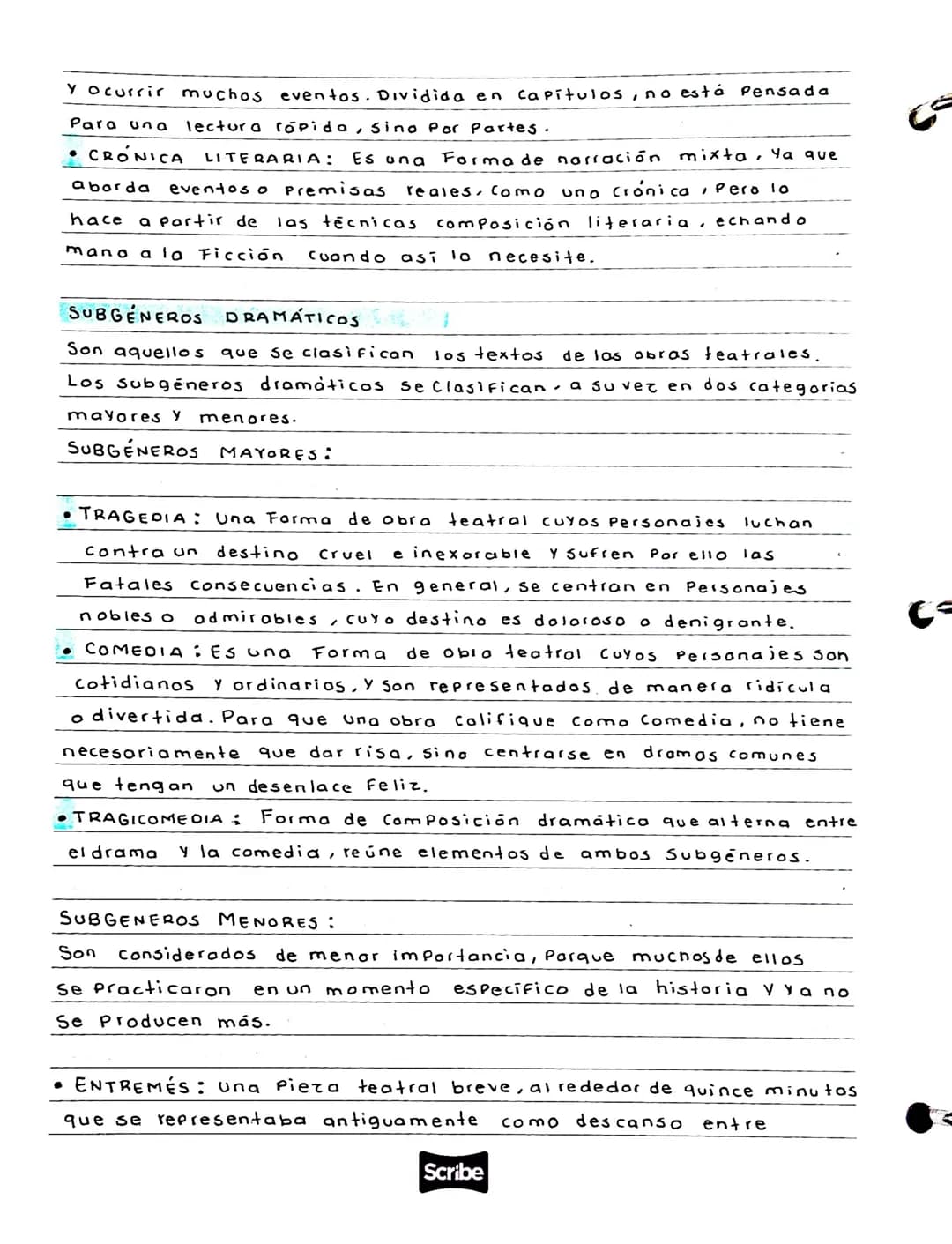 # GÉNERO LITERARIO
¿QUE ES UN GÉNERO LITERARIO?
* Son categorías espectricas en las que se puede clasificar los
textos literarios, de