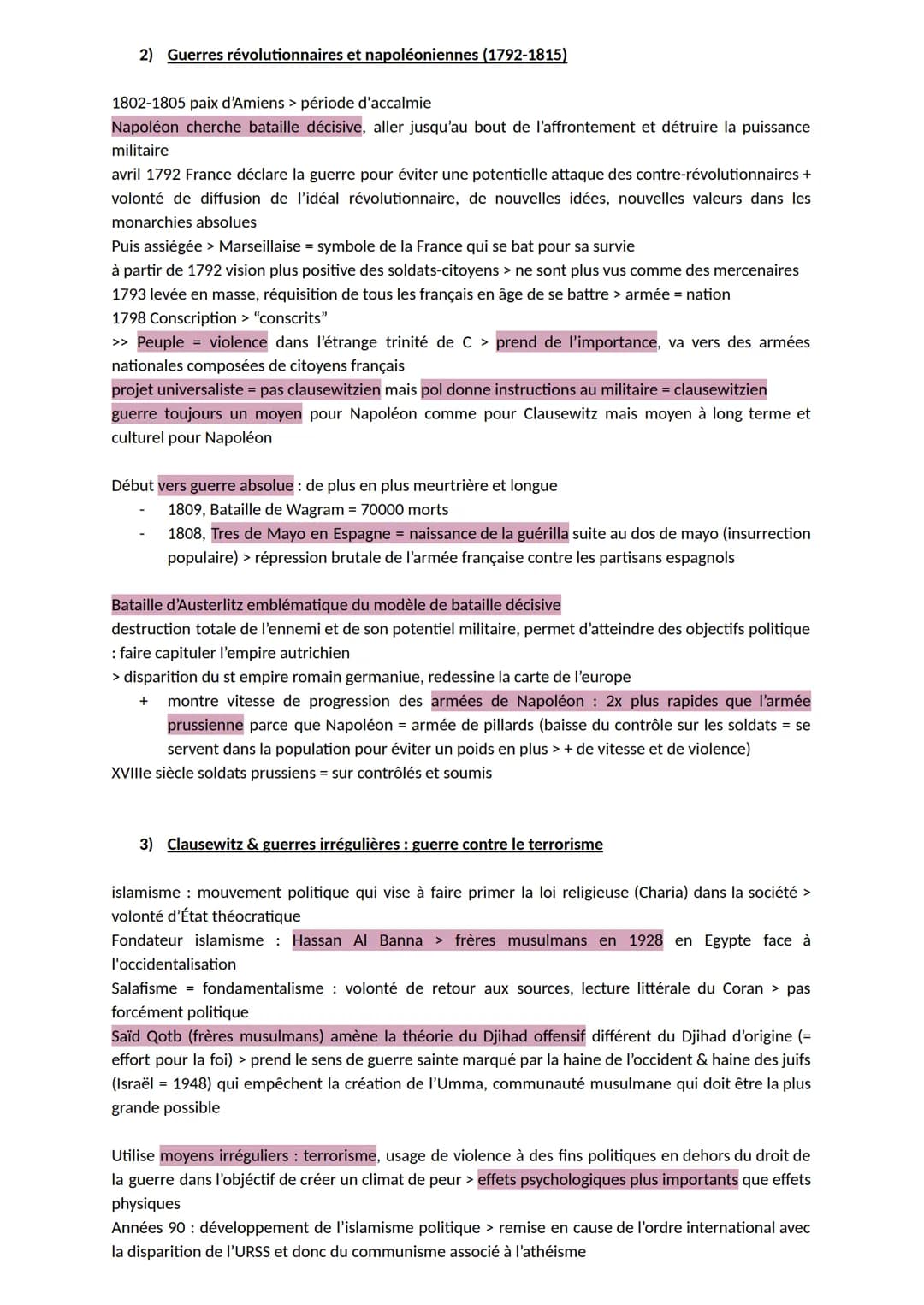 GÉOPOLITIQUE: th. 2 faire la guerre, faire la paix
A. Exemples de guerres :
RDC (guerre en cours) →
intra-étatique/interétatique (obtenir