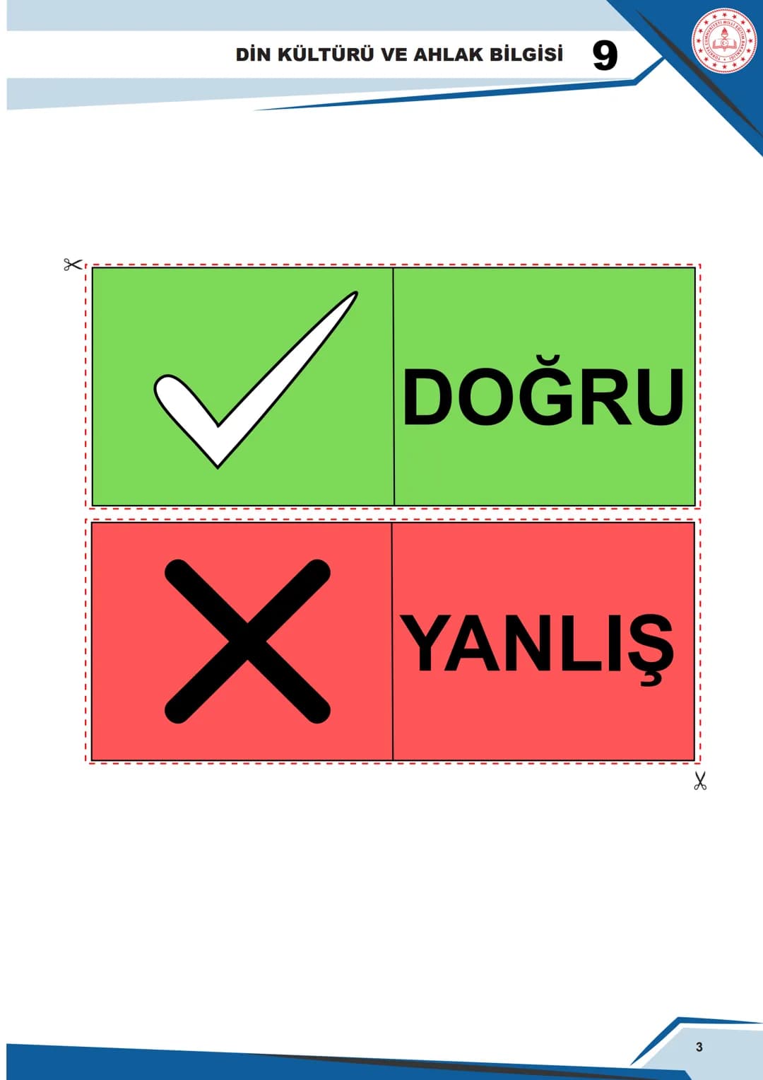 DİN KÜLTÜRÜ VE
AHLAK BİLGİSİ - 9
CEVAP ANAHTARI
1. ÜNİTE
ALLAH-İNSAN İLİŞKİSİ
DKAB.9.1.1. İnsanın yaratılışını ve özelliklerini ayetlerden