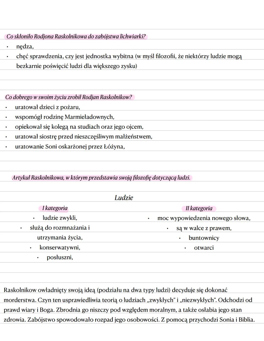 # „Zbrodnia i kara" Fiodora Dostojewskiego
Credo nihilisty
Wnikliwe studium psychologiczne
młodego człowieka- Rodiona
Raskolnikowa
Portre