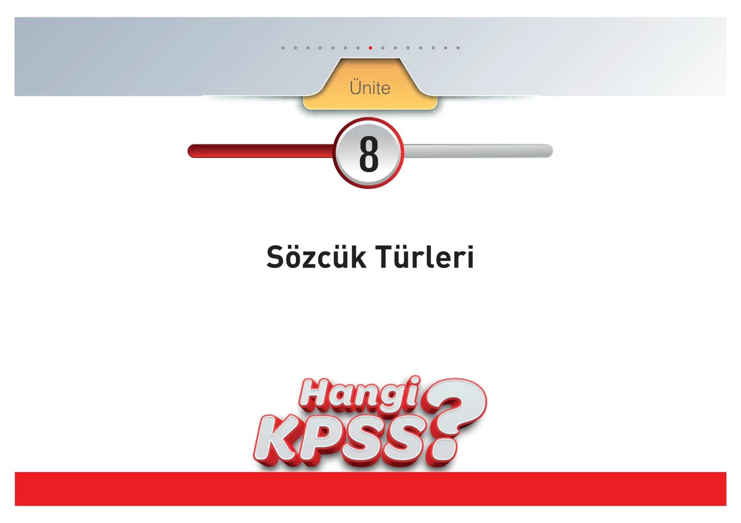 Ünite
8
Sözcük Türleri
Hangi
KPSS? 98
Hangi
Q hangikpssturkcedersnotu
Hangi Tipte Sorulur
2021 KPSS: Öznesi sıfat tamlamasıdır olarak
