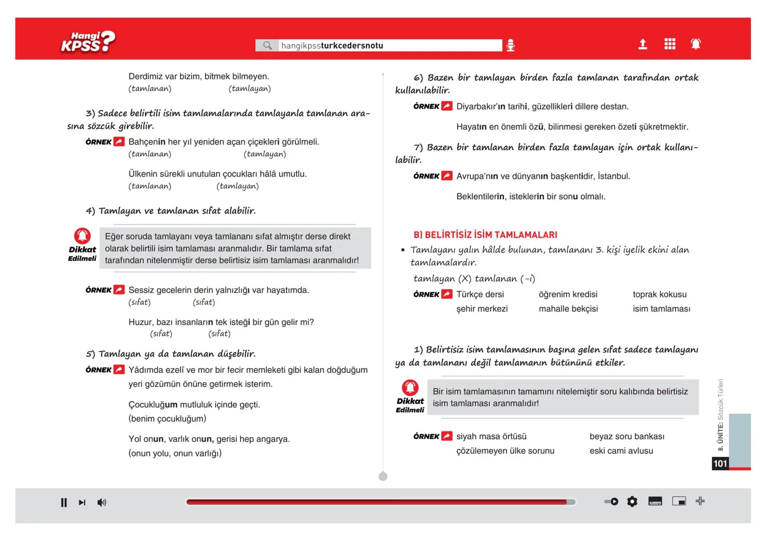 Ünite
8
Sözcük Türleri
Hangi
KPSS? 98
Hangi
Q hangikpssturkcedersnotu
Hangi Tipte Sorulur
2021 KPSS: Öznesi sıfat tamlamasıdır olarak