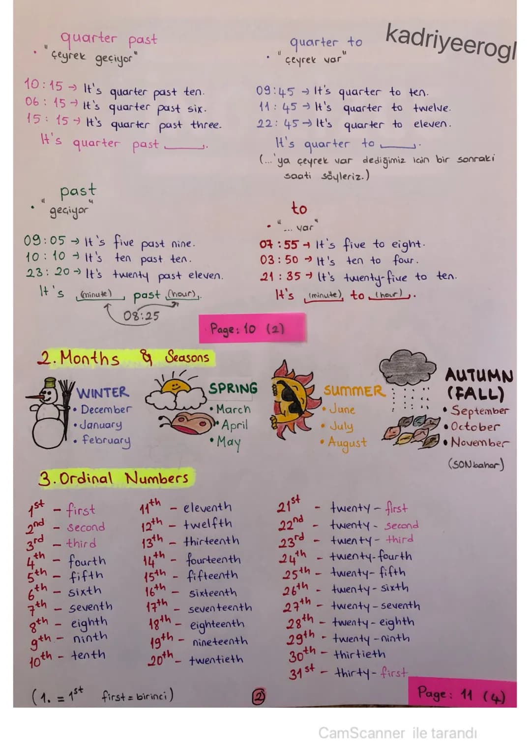 # UNIT 1-5 kadriyeeroglu
life = yaşam, hayat visit = ziyaret etmek diary = günlük
time = zaman, süre attend = katılmak (=join) Study = (der