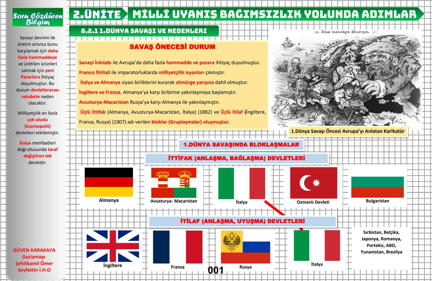 8. SINIF
T.C. İNKILAP TARİHİ VE ATATÜRKÇÜLÜK
PRATIK DEFTERİM
ANLAMAYI KOLAYLAŞTIRIR VORUMU GÜÇLENDIRIR
Türk Evladı Ecdadım Tamdıkça Daha