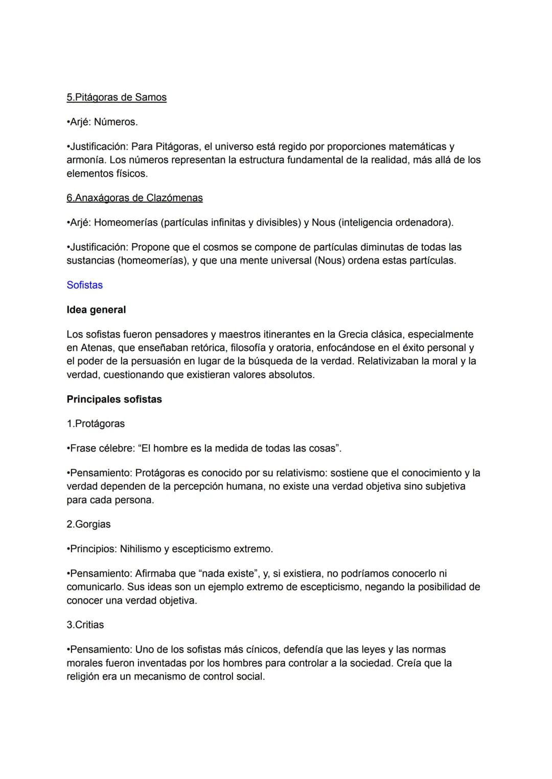 # Presocráticos
Del mito al logos
La filosofía surge en Grecia alrededor del siglo VI a.C. como un cambio en la forma de
explicar el mundo