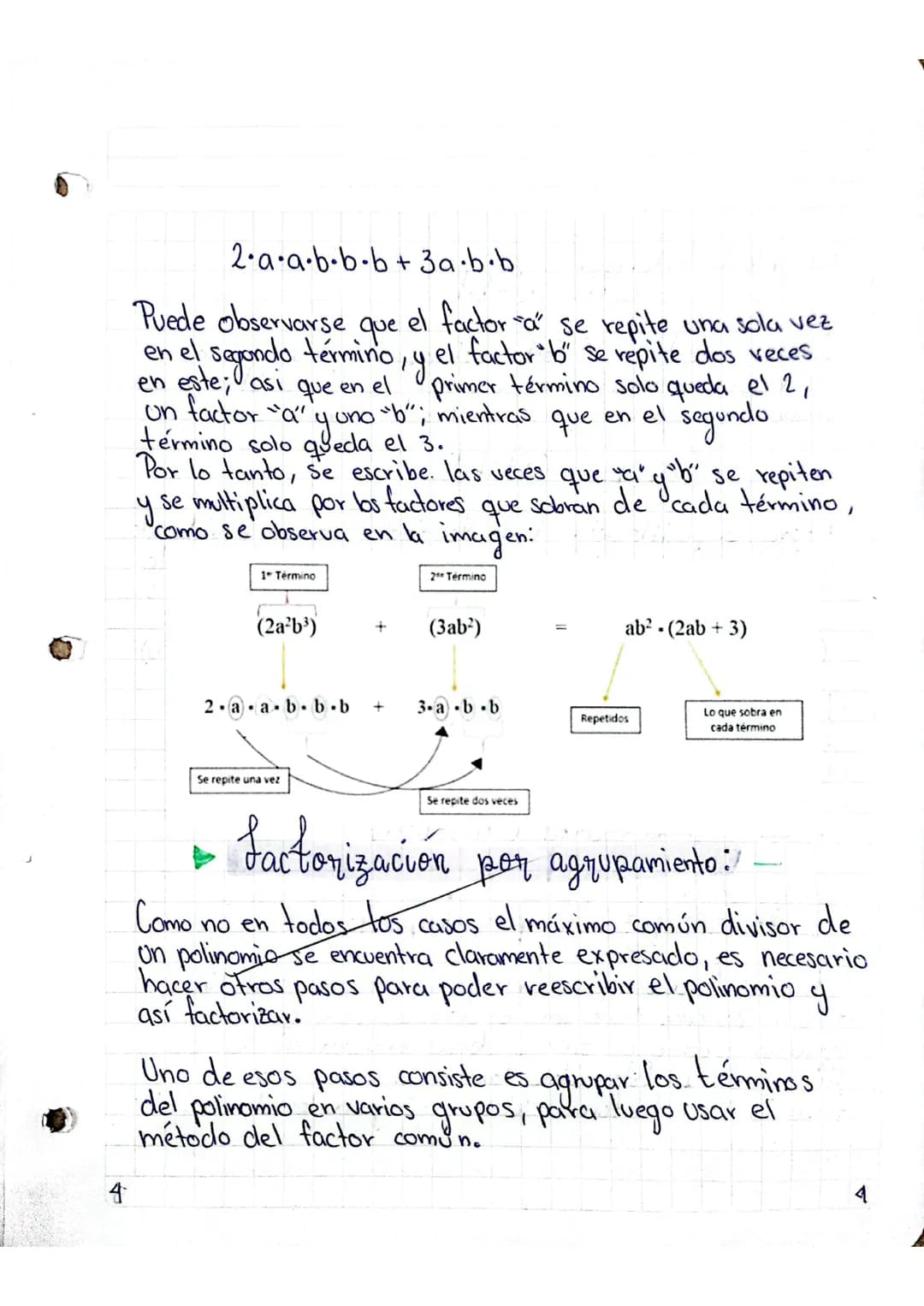 metodos.
de
# FACTORIZACIÓN
La factorización es un método a través del cual un
polinomio se expresca en forma de multiplicación de factores,