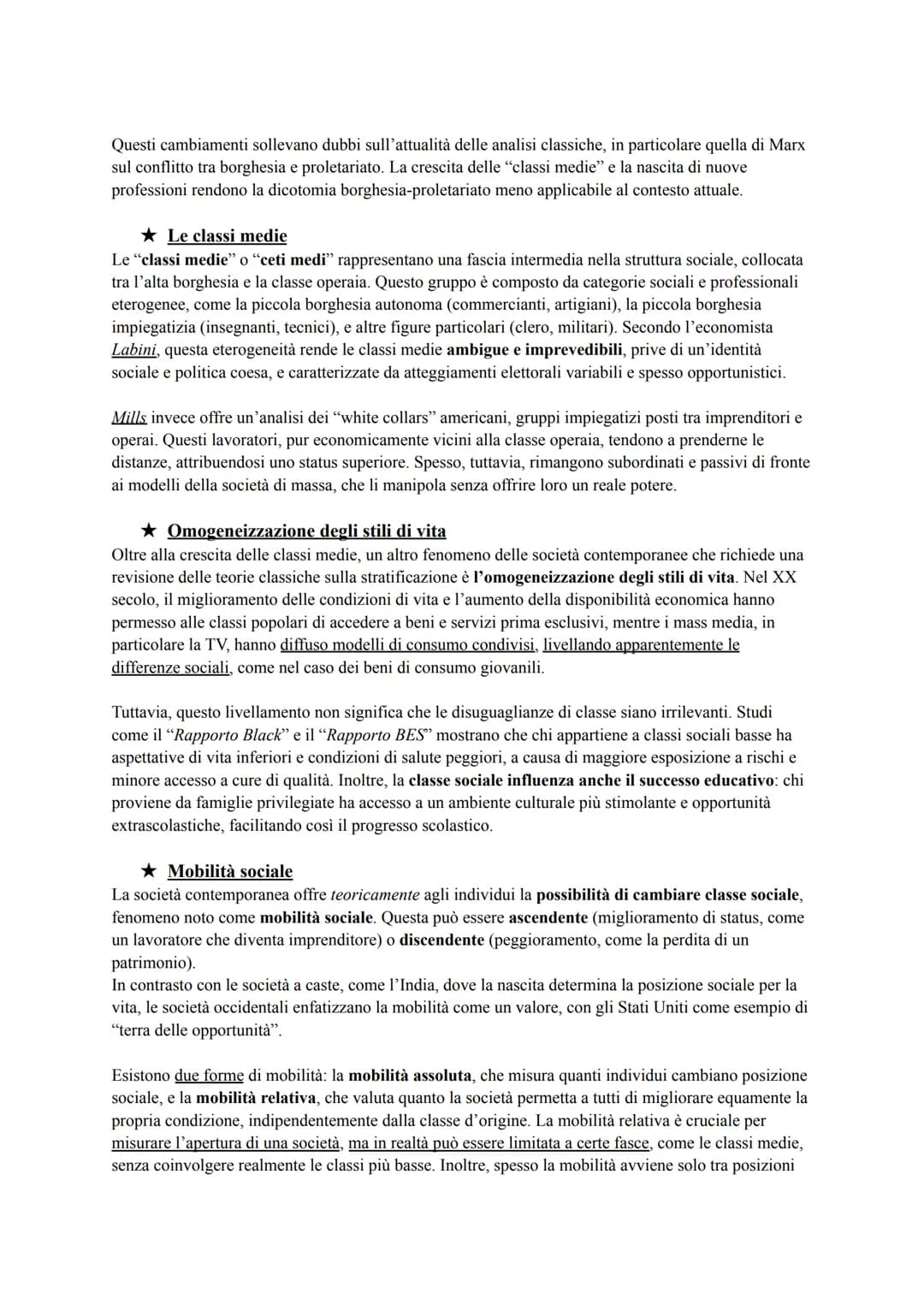 # Stratificazione e Disuguaglianze della Società
L'esperienza sociale si configura come un'esperienza di differenze (diverse persone, diver