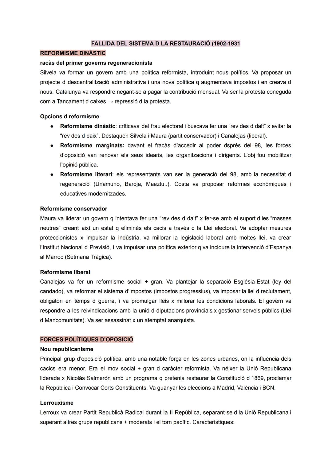 # LA RESTAURACIÓ BORBÒNICA
## CLAUS DEL NOU SISTEMA POLÍTIC
La restauració d la monarquia va ser impulsada x polítics conservadors, homes