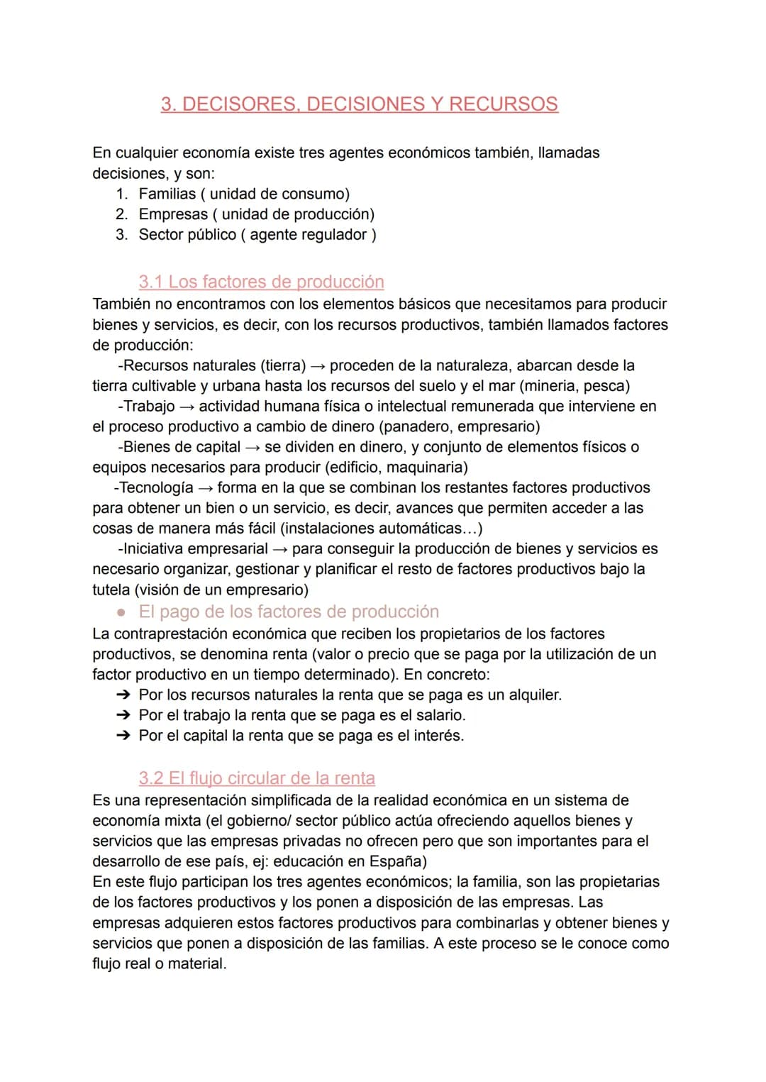 # TEMA 1
ECONOMÍA: LA CIENCIA DE LAS DECISIONES
1.¿QUÉ ES LA ECONOMÍA?
1.1 Las necesidades
Hay dos tipos de necesidades: están las necesi