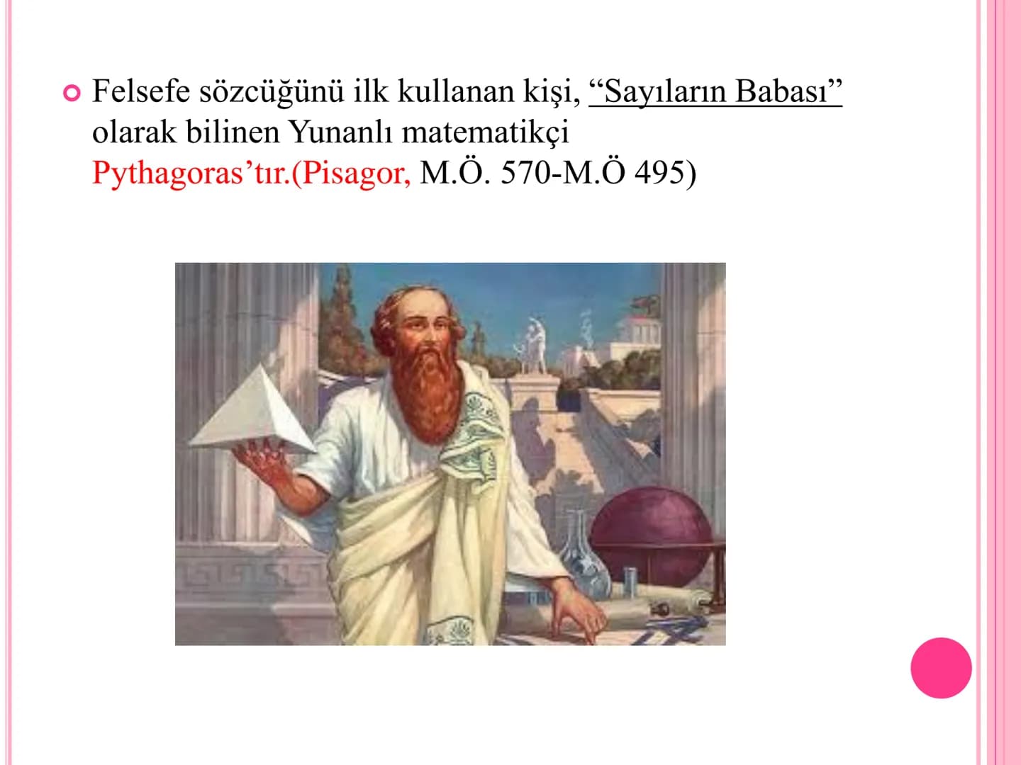 # 10.SINIF /FELSEFE /1.ÜNİTE # FELSEFE NEDİR?
• Felsefe (philosophia) sözcüğü Yunancadan gelir. "Philio"
sevmek, "sophia" da bilgelik demek