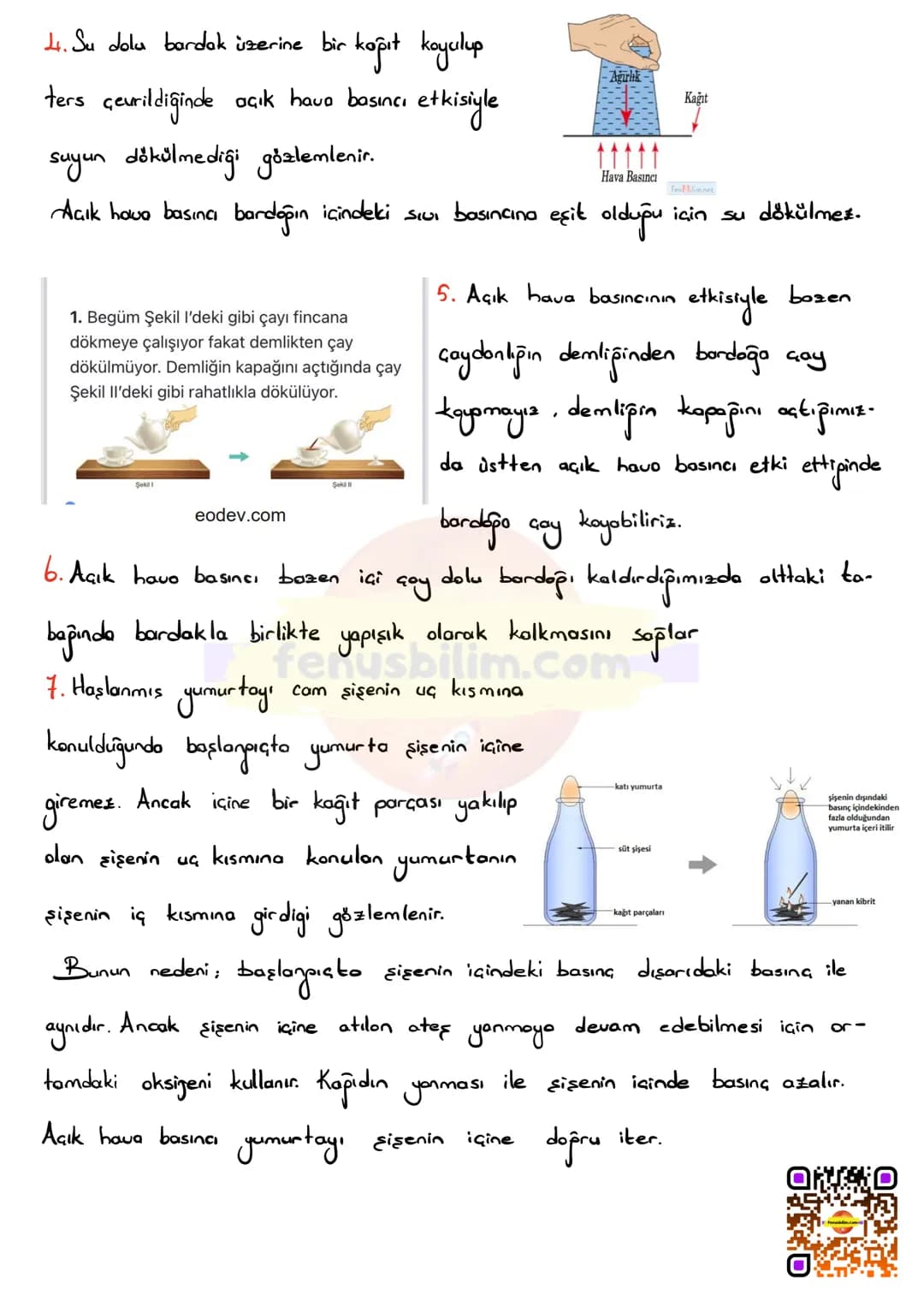 # GAZ BASINCI
Gazlar bulundukları kabın tamamını doldururlar. Gozlar ağırlıkların-
don ve toneciklerinin hareketinden dolayı bulundukları k