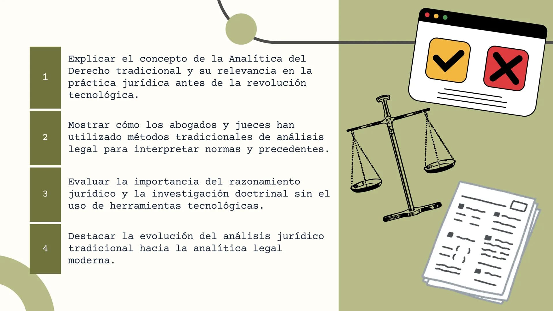 # Analítica del
# DERECHO
Dominguez Ramirez
Echeverria Castillo
Euan Cordero
Muñoz Campos
Reyes Acopa # Índice de
CONTENIDO
01. Objetivos