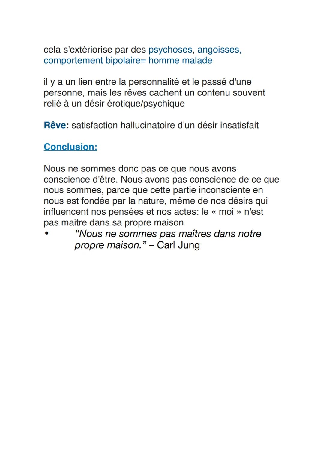 # L'Inconscience
## Philosophie
Définition:
L'inconscience désigne l'état où un individu n'est pas
conscient de ses pensées, de ses émotio